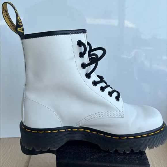Dr. Martens White and Black Boots - Picture 8 of 15